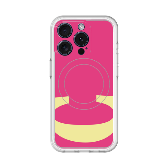 スリムプロテクションプレミアムケース with MagSafe［ オリジナル - initial color - C pink ］
