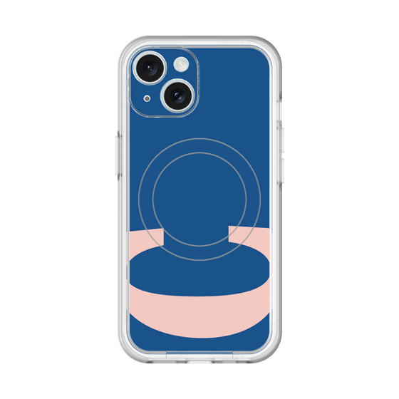 スリムプロテクションプレミアムケース with MagSafe［ オリジナル - initial color - C navy ］