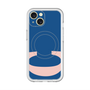 スリムプロテクションプレミアムケース with MagSafe［ オリジナル - initial color - C navy ］
