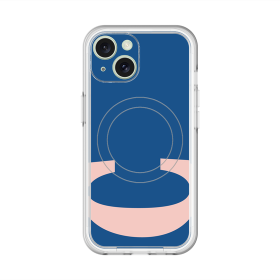 スリムプロテクションプレミアムケース with MagSafe［ オリジナル - initial color - C navy ］