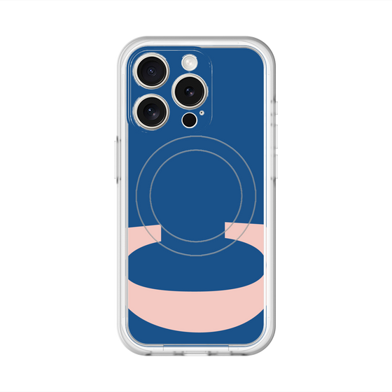 スリムプロテクションプレミアムケース with MagSafe［ オリジナル - initial color - C navy ］
