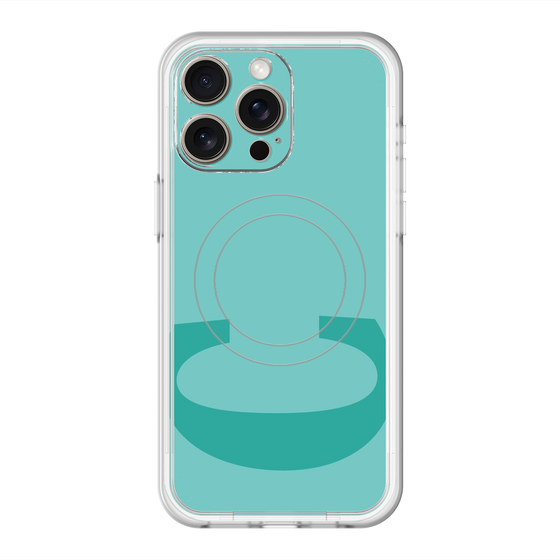 スリムプロテクションプレミアムケース with MagSafe［ オリジナル - initial color - C light green ］