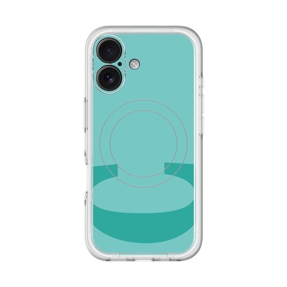 スリムプロテクションプレミアムケース with MagSafe［ オリジナル - initial color - C light green ］