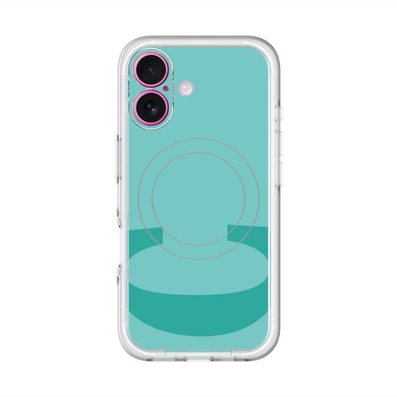 スリムプロテクションプレミアムケース with MagSafe［ オリジナル - initial color - C light green ］