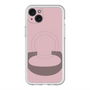 スリムプロテクションプレミアムケース with MagSafe［ オリジナル - initial color - C dusty pink ］