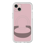 スリムプロテクションプレミアムケース with MagSafe［ オリジナル - initial color - C dusty pink ］