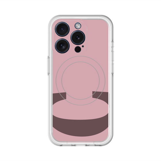 スリムプロテクションプレミアムケース with MagSafe［ オリジナル - initial color - C dusty pink ］