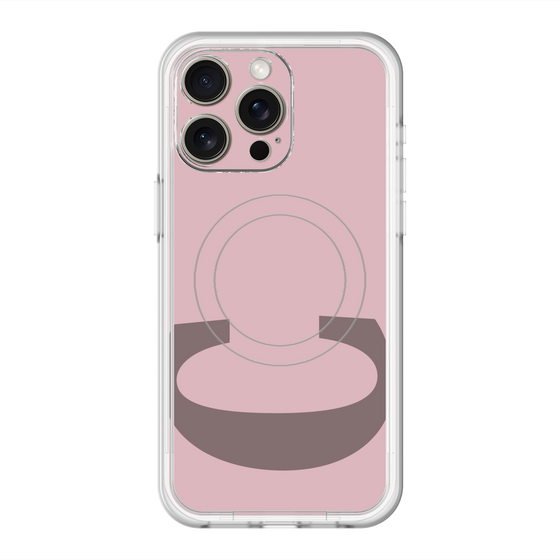 スリムプロテクションプレミアムケース with MagSafe［ オリジナル - initial color - C dusty pink ］