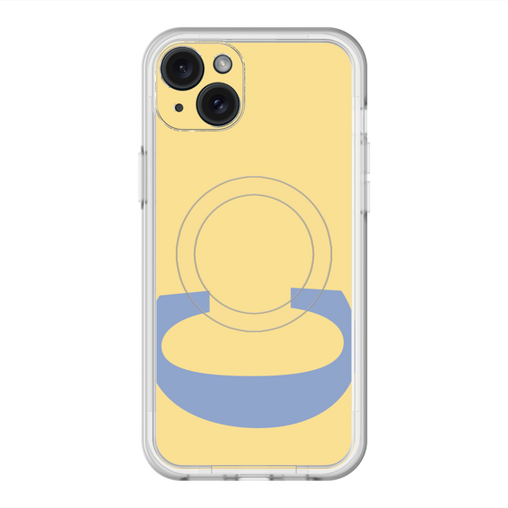 スリムプロテクションプレミアムケース with MagSafe［ オリジナル - initial color - C yellow ］