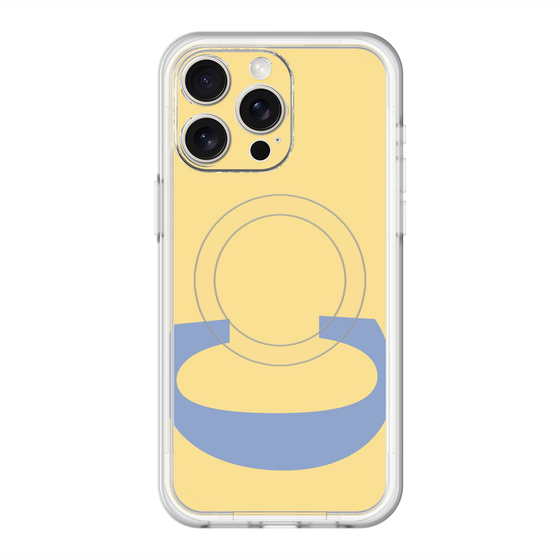 スリムプロテクションプレミアムケース with MagSafe［ オリジナル - initial color - C yellow ］