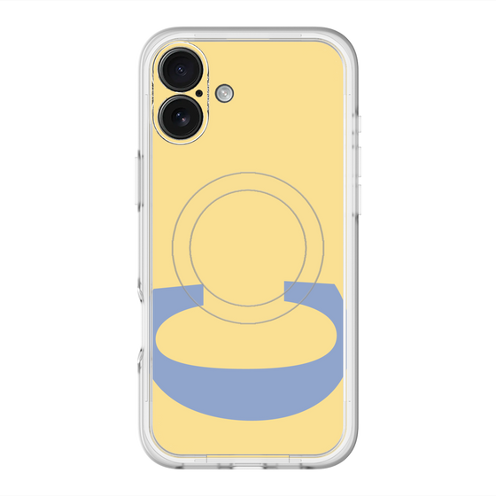 スリムプロテクションプレミアムケース with MagSafe［ オリジナル - initial color - C yellow ］