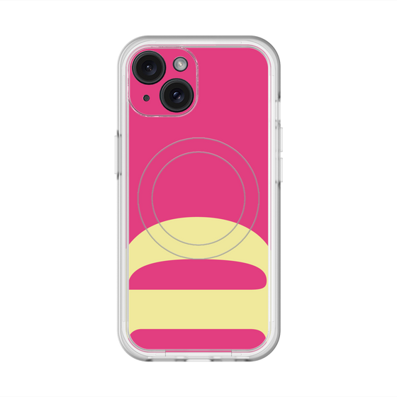 スリムプロテクションプレミアムケース with MagSafe［ オリジナル - initial color - D pink ］