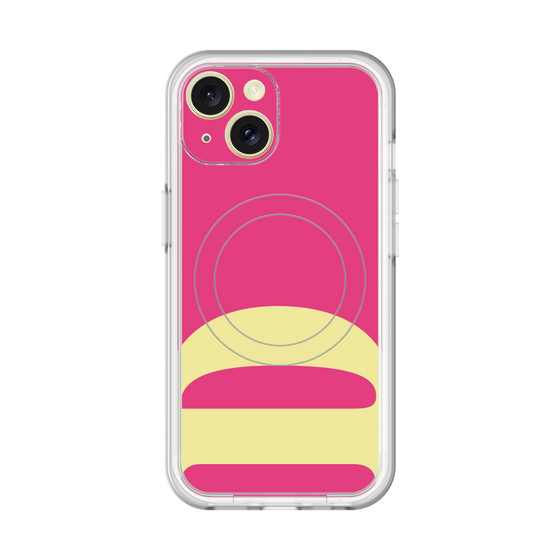 スリムプロテクションプレミアムケース with MagSafe［ オリジナル - initial color - D pink ］