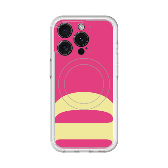 スリムプロテクションプレミアムケース with MagSafe［ オリジナル - initial color - D pink ］