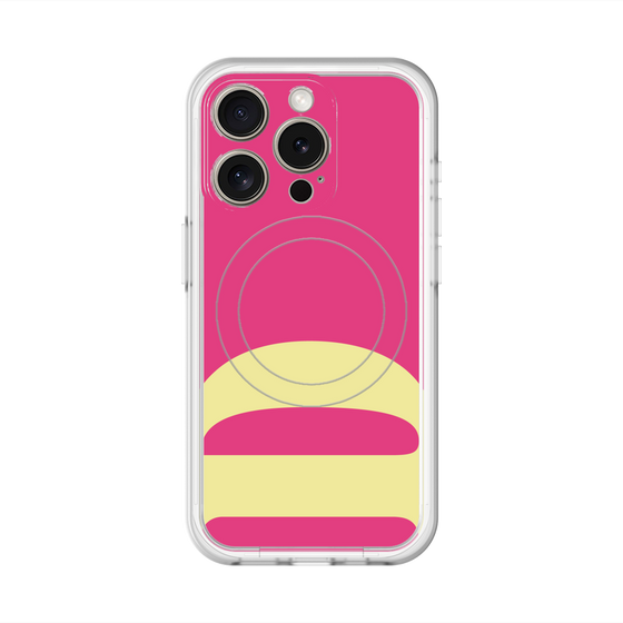 スリムプロテクションプレミアムケース with MagSafe［ オリジナル - initial color - D pink ］