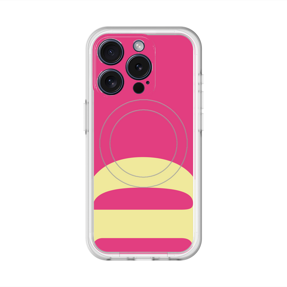スリムプロテクションプレミアムケース with MagSafe［ オリジナル - initial color - D pink ］