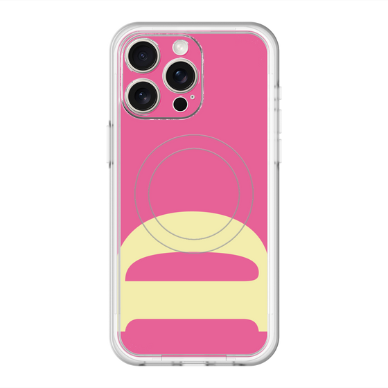 スリムプロテクションプレミアムケース with MagSafe［ オリジナル - initial color - D pink ］
