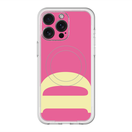 スリムプロテクションプレミアムケース with MagSafe［ オリジナル - initial color - D pink ］