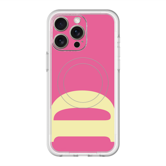 スリムプロテクションプレミアムケース with MagSafe［ オリジナル - initial color - D pink ］