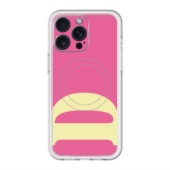 スリムプロテクションプレミアムケース with MagSafe［ オリジナル - initial color - D pink ］