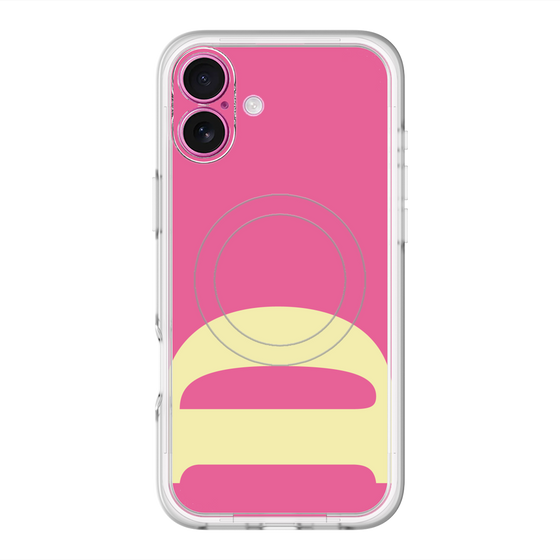 スリムプロテクションプレミアムケース with MagSafe［ オリジナル - initial color - D pink ］