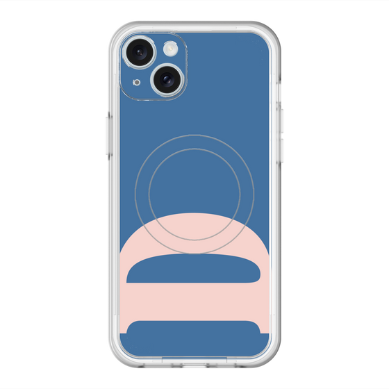 スリムプロテクションプレミアムケース with MagSafe［ オリジナル - initial color - D navy ］