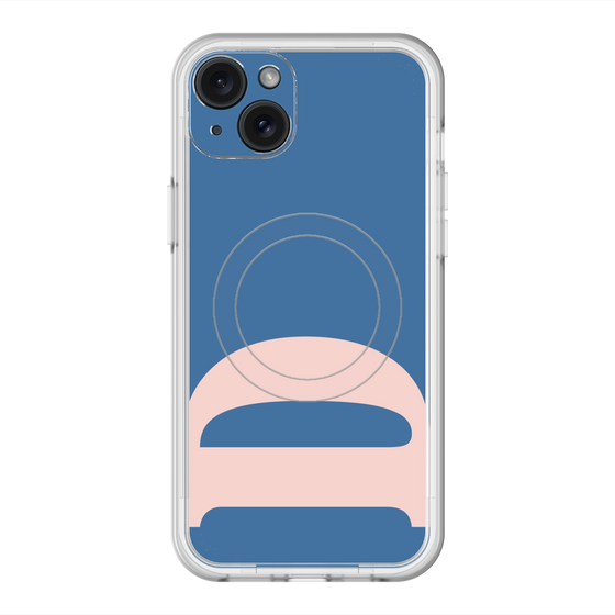 スリムプロテクションプレミアムケース with MagSafe［ オリジナル - initial color - D navy ］