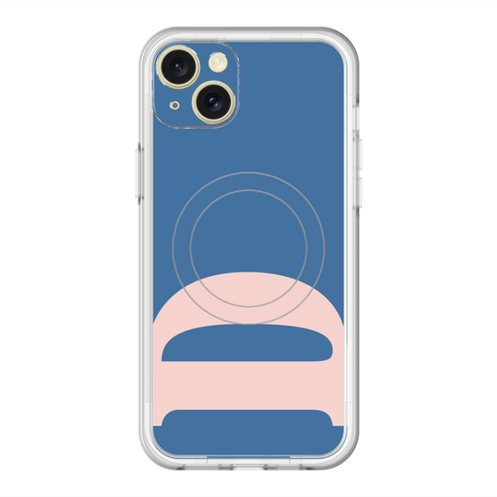 スリムプロテクションプレミアムケース with MagSafe［ オリジナル - initial color - D navy ］