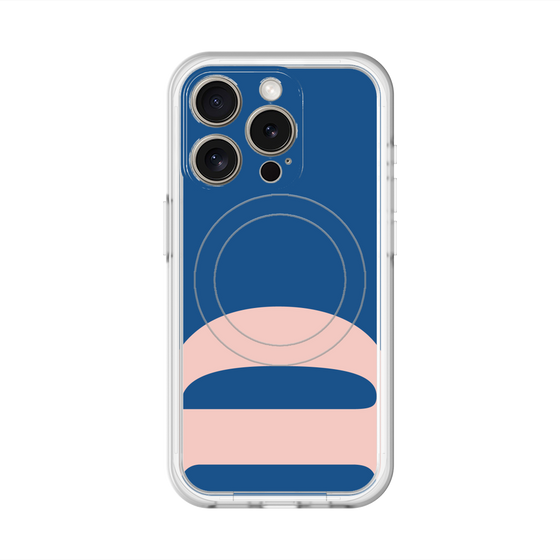 スリムプロテクションプレミアムケース with MagSafe［ オリジナル - initial color - D navy ］