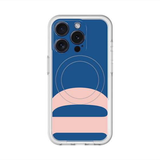 スリムプロテクションプレミアムケース with MagSafe［ オリジナル - initial color - D navy ］