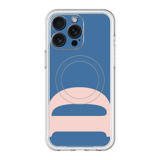 スリムプロテクションプレミアムケース with MagSafe［ オリジナル - initial color - D navy ］