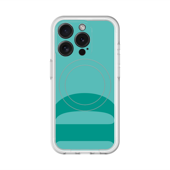 スリムプロテクションプレミアムケース with MagSafe［ オリジナル - initial color - D light green ］