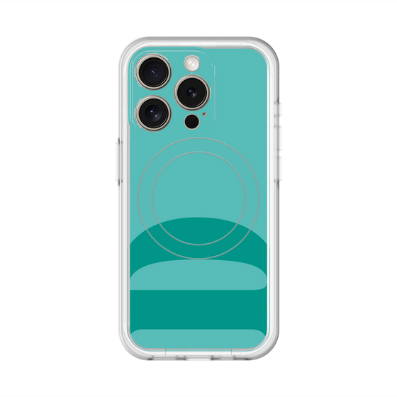 スリムプロテクションプレミアムケース with MagSafe［ オリジナル - initial color - D light green ］