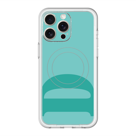 スリムプロテクションプレミアムケース with MagSafe［ オリジナル - initial color - D light green ］
