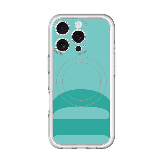 スリムプロテクションプレミアムケース with MagSafe［ オリジナル - initial color - D light green ］