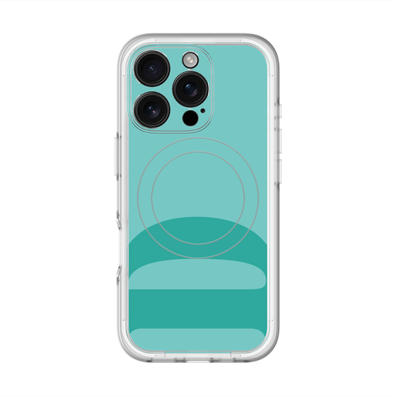 スリムプロテクションプレミアムケース with MagSafe［ オリジナル - initial color - D light green ］