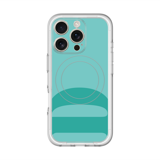 スリムプロテクションプレミアムケース with MagSafe［ オリジナル - initial color - D light green ］