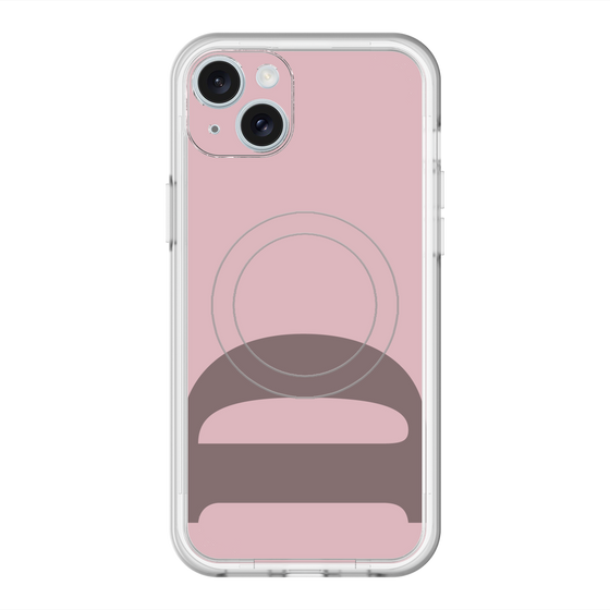 スリムプロテクションプレミアムケース with MagSafe［ オリジナル - initial color - D dusty pink ］
