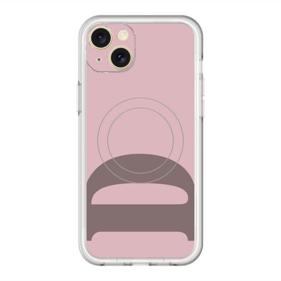 スリムプロテクションプレミアムケース with MagSafe［ オリジナル - initial color - D dusty pink ］