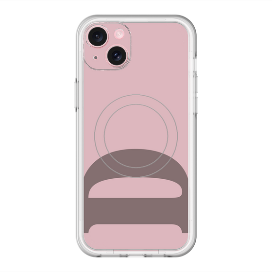 スリムプロテクションプレミアムケース with MagSafe［ オリジナル - initial color - D dusty pink ］