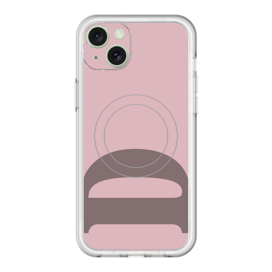 スリムプロテクションプレミアムケース with MagSafe［ オリジナル - initial color - D dusty pink ］