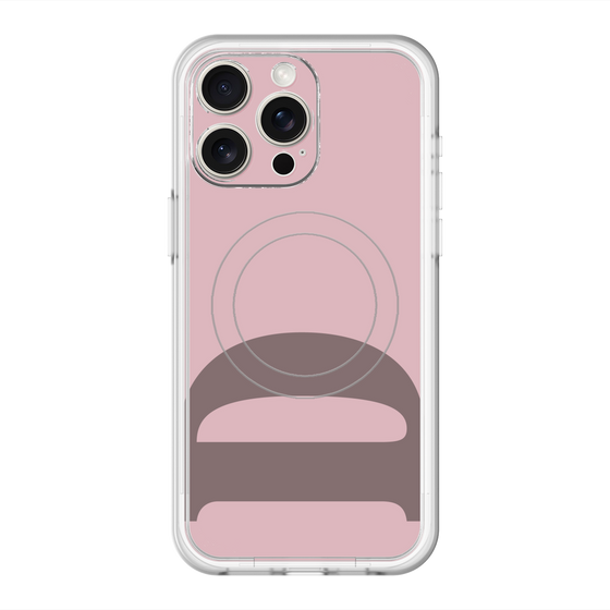 スリムプロテクションプレミアムケース with MagSafe［ オリジナル - initial color - D dusty pink ］