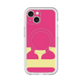 スリムプロテクションプレミアムケース with MagSafe［ オリジナル - initial color - E pink ］
