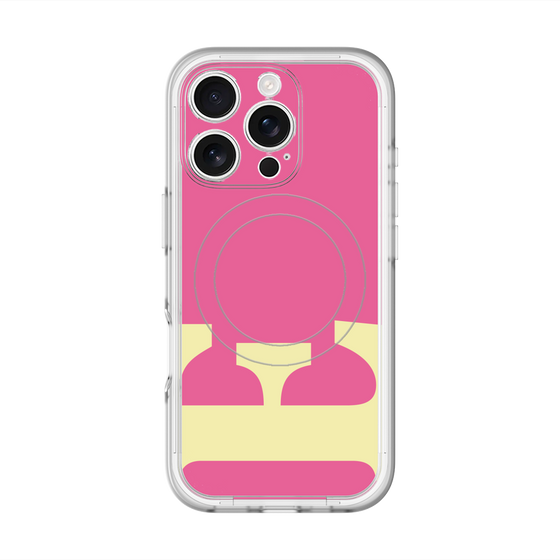 スリムプロテクションプレミアムケース with MagSafe［ オリジナル - initial color - E pink ］
