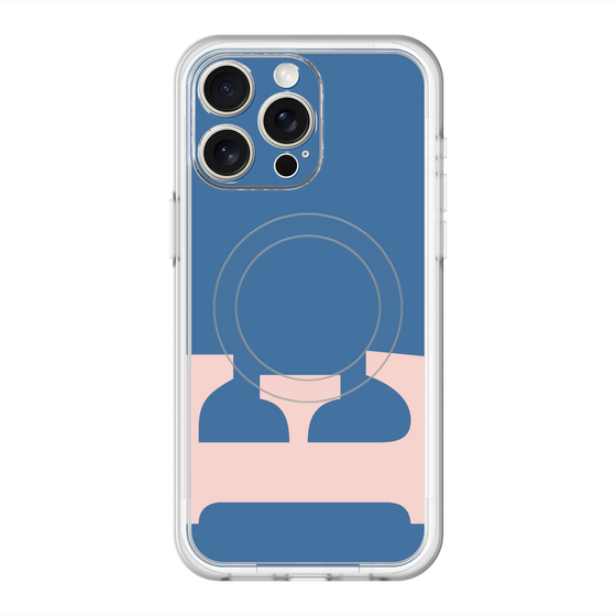 スリムプロテクションプレミアムケース with MagSafe［ オリジナル - initial color - E navy ］