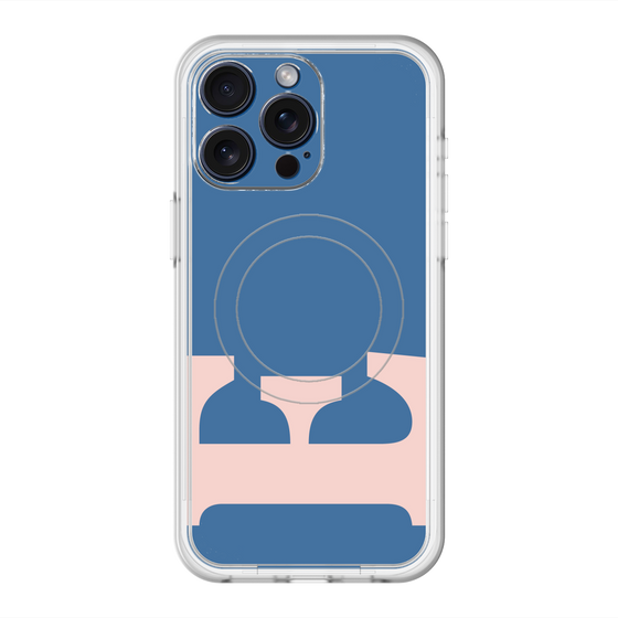スリムプロテクションプレミアムケース with MagSafe［ オリジナル - initial color - E navy ］