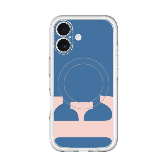 スリムプロテクションプレミアムケース with MagSafe［ オリジナル - initial color - E navy ］