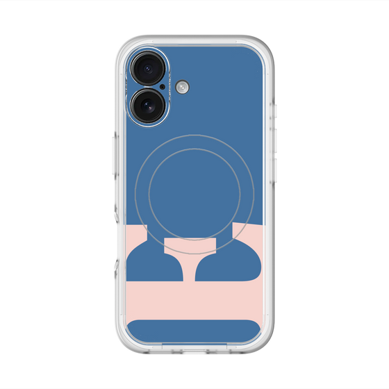 スリムプロテクションプレミアムケース with MagSafe［ オリジナル - initial color - E navy ］