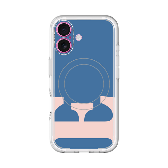 スリムプロテクションプレミアムケース with MagSafe［ オリジナル - initial color - E navy ］