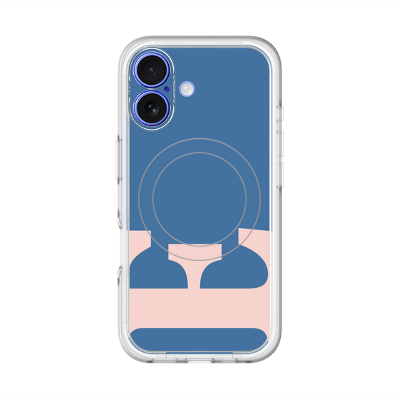 スリムプロテクションプレミアムケース with MagSafe［ オリジナル - initial color - E navy ］